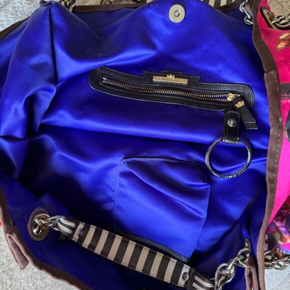 Henri Bendel Pink and Purple Tote Bag - Picture 6 of 14
